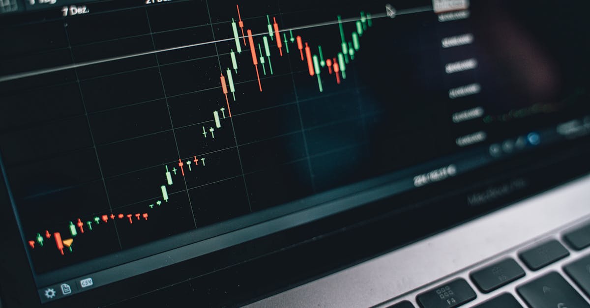 close up of a computer screen displaying cryptocurrency market trends and data